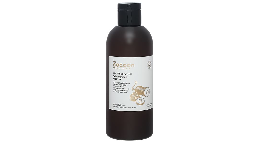 Gel rửa mặt Cocoon Bí Đao làm sạch, kiềm dầu, giảm mụn