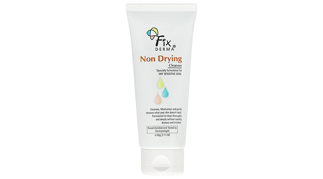 Sữa rửa mặt Fixderma Non Drying giúp làm sạch cho da khô, da nhạy cảm