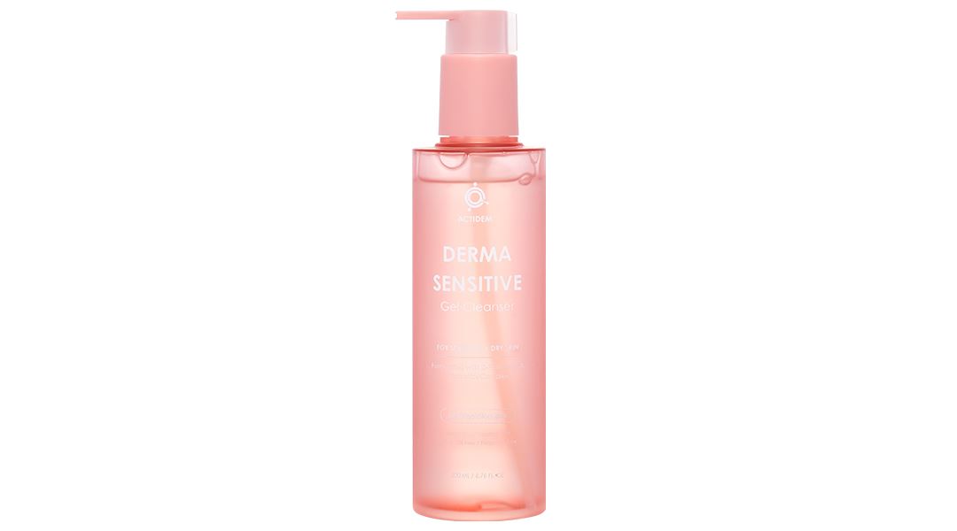 Gel rửa mặt Actidem Derma Sensitive làm sạch cho da khô, da nhạy cảm