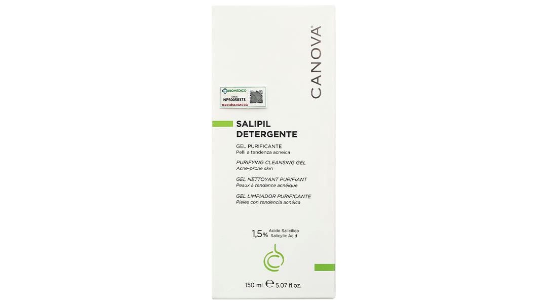 Gel rửa mặt Canova Salipil Detergente - Purifying Cleansing