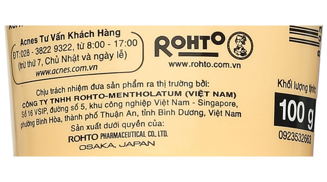Kem rửa mặt Acnes Vitamin sáng da, mờ sẹo thâm tuýp 100g - 11
