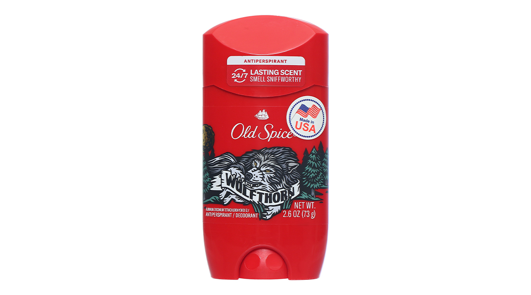 Sáp khử mùi Old Spice Wolfthorn ngăn mùi cơ thể, giảm tiết mồ hôi