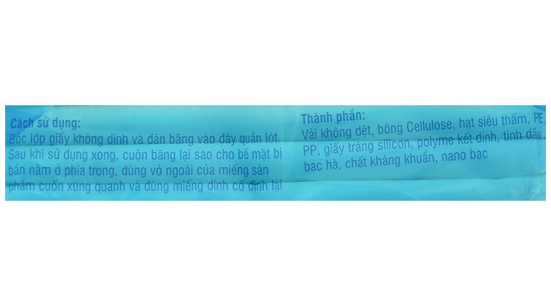 Băng vệ sinh Diana Cool Fresh viền êm chống tràn, có cánh gói 8 miếng - 8