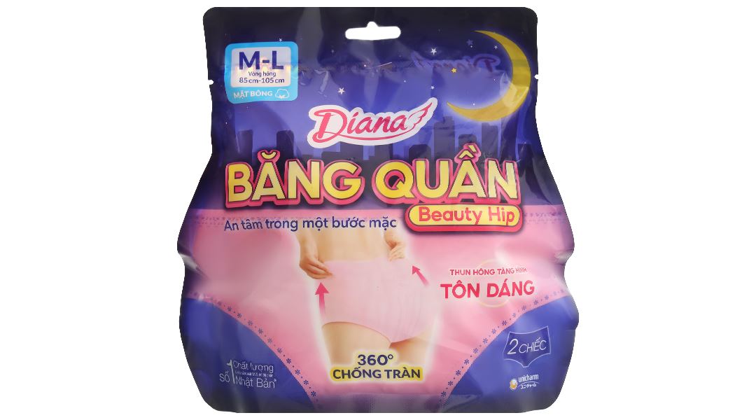 Băng quần Diana Sensi size M-L chống tràn