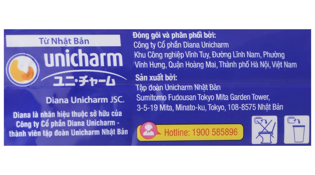 Băng quần Diana Sensi size M-L chống tràn