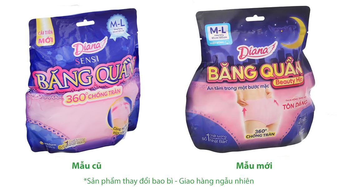 Băng quần Diana Sensi size M-L chống tràn
