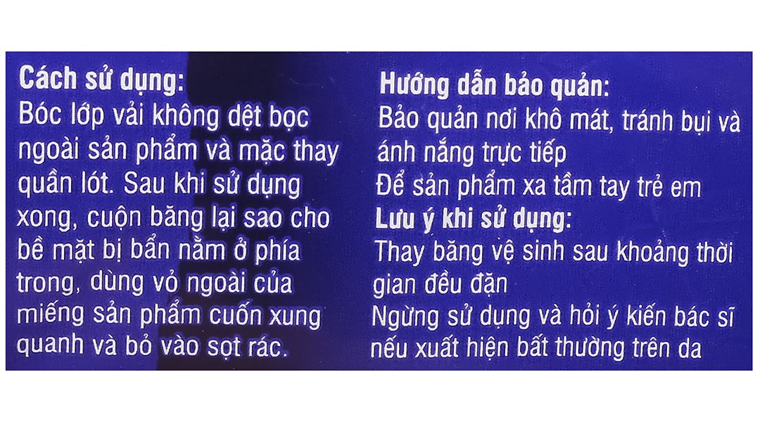 Băng quần Diana Sensi 360 độ chống tràn size M-L