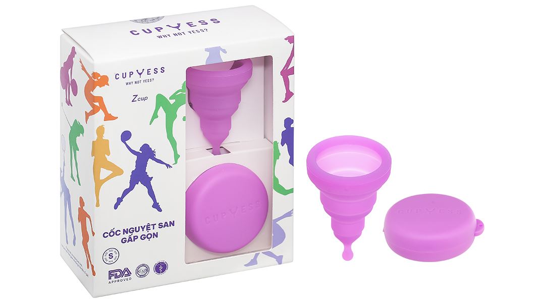 Cốc nguyệt san Cup Yess Z Cup gấp gọn size S
