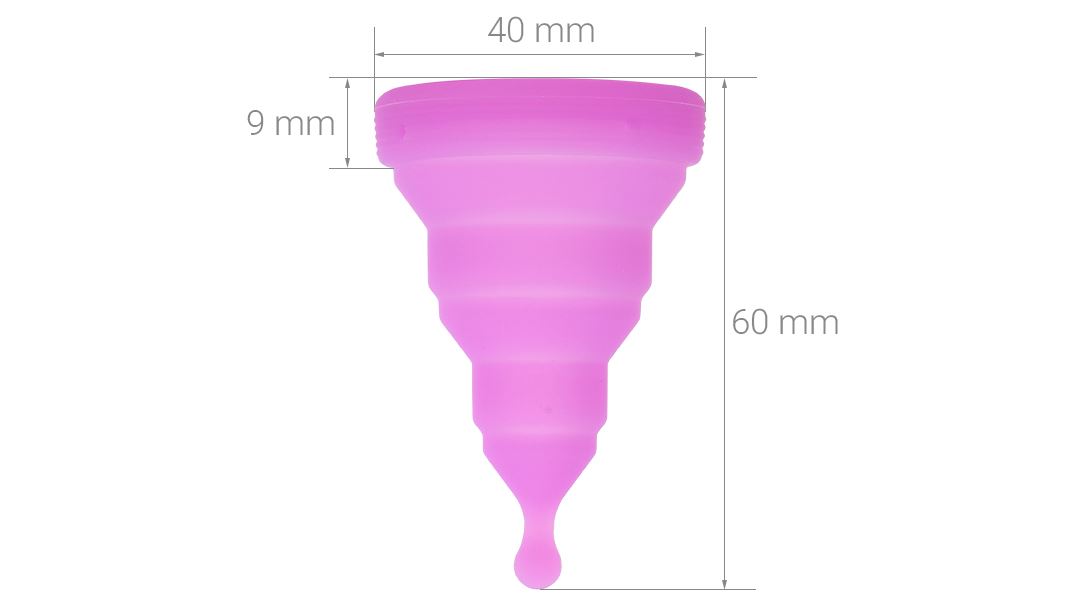 Cốc nguyệt san Cup Yess Z Cup gấp gọn size S