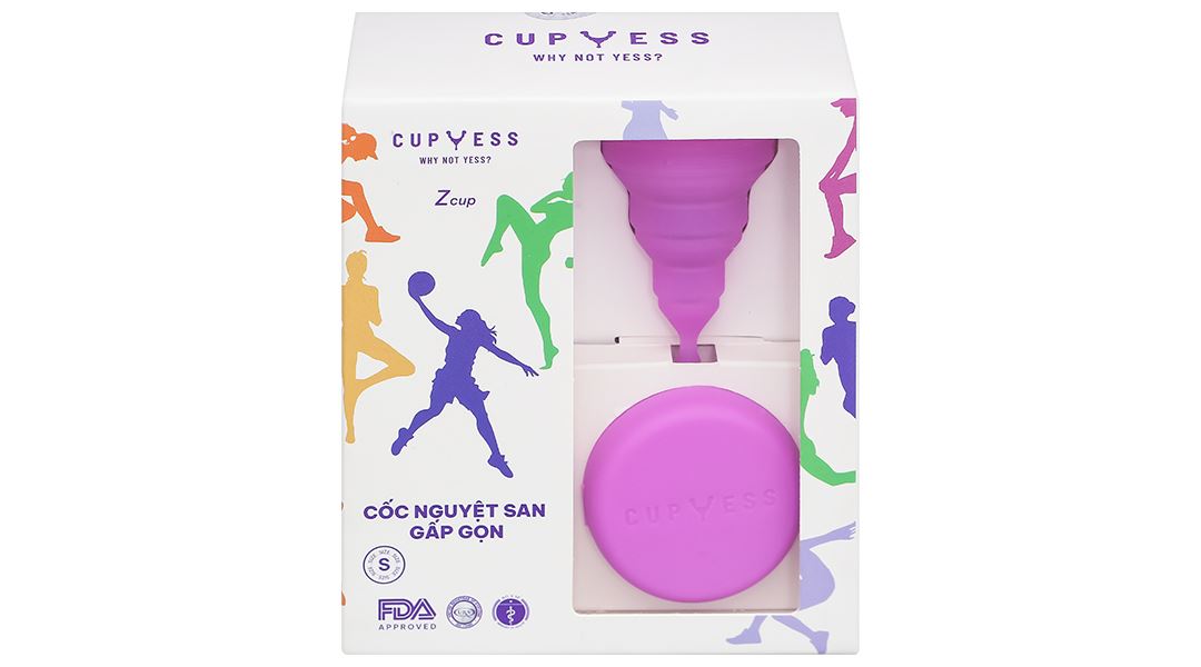Cốc nguyệt san Cup Yess Z Cup gấp gọn size S