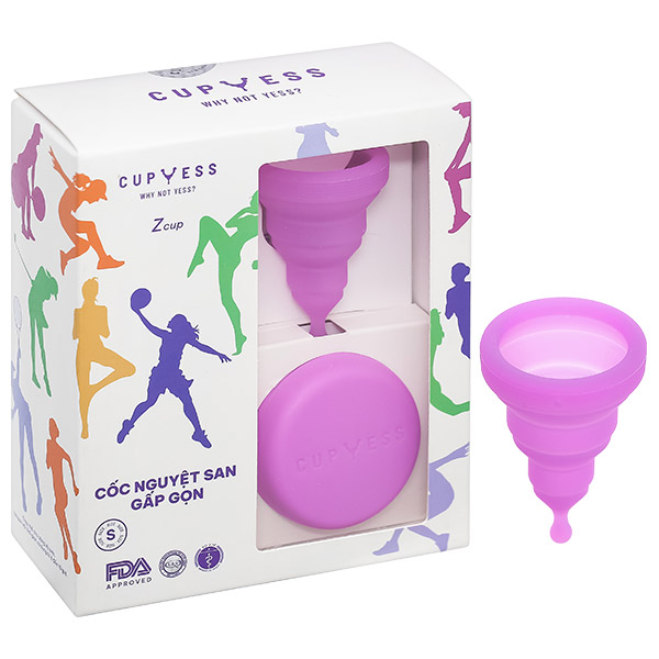Cốc nguyệt san Cup Yess Z Cup gấp gọn size S