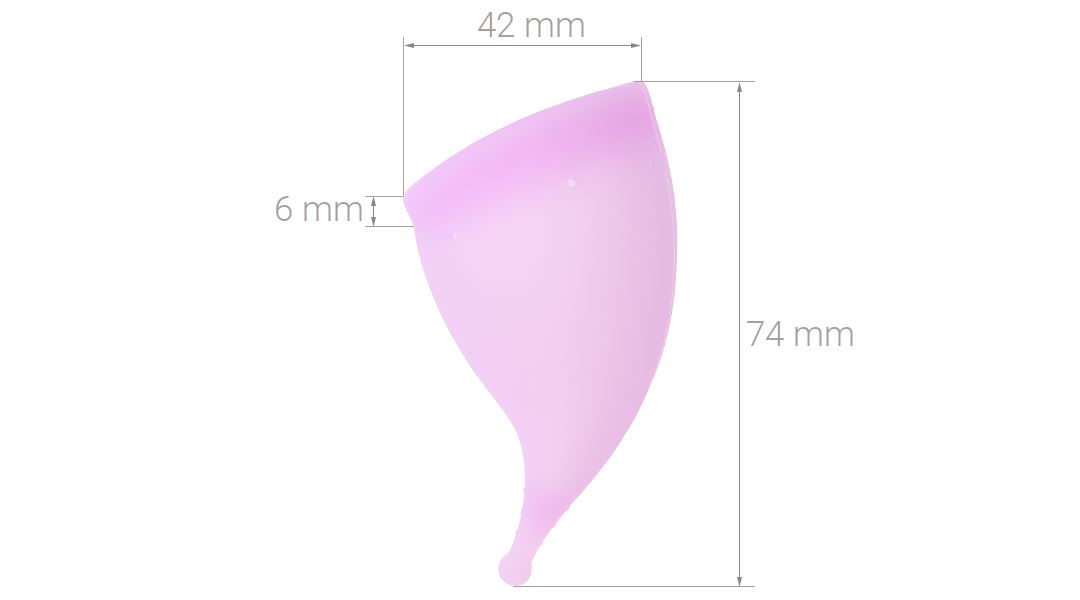 Cốc nguyệt san Cup Yess S Cup tiêu chuẩn
