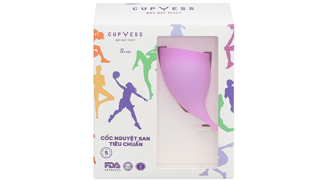Cốc nguyệt san Cup Yess S Cup tiêu chuẩn
