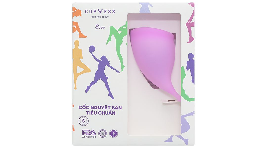 Cốc nguyệt san Cup Yess S Cup tiêu chuẩn