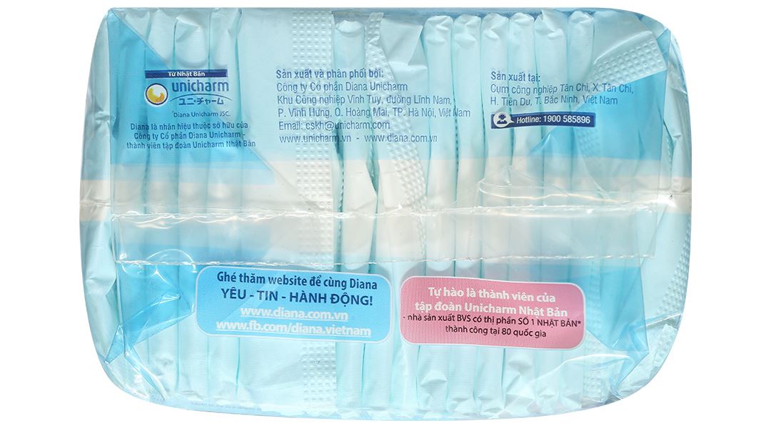 Băng vệ sinh hàng ngày Diana Cool Fresh siêu mát gói 20 miếng - 9