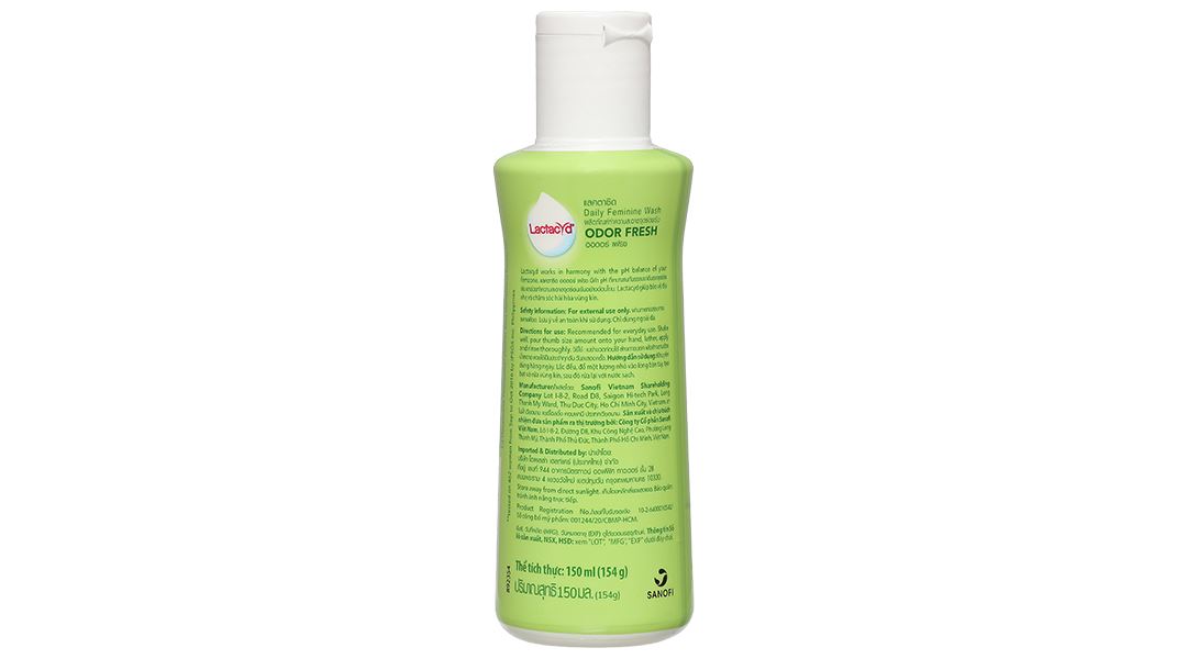 Dung dịch vệ sinh phụ nữ Lactacyd Odor Fresh tươi mát chai 150ml - 13