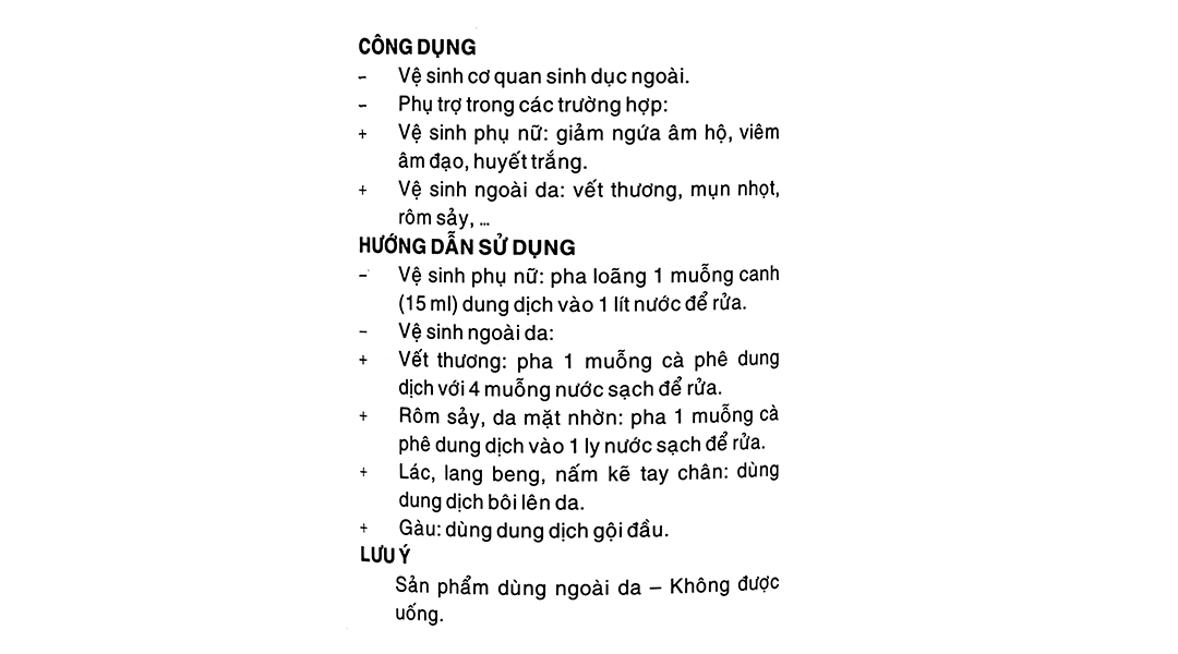 Dung dịch vệ sinh phụ nữ Gynofar giảm ngứa âm hộ, viêm âm đạo