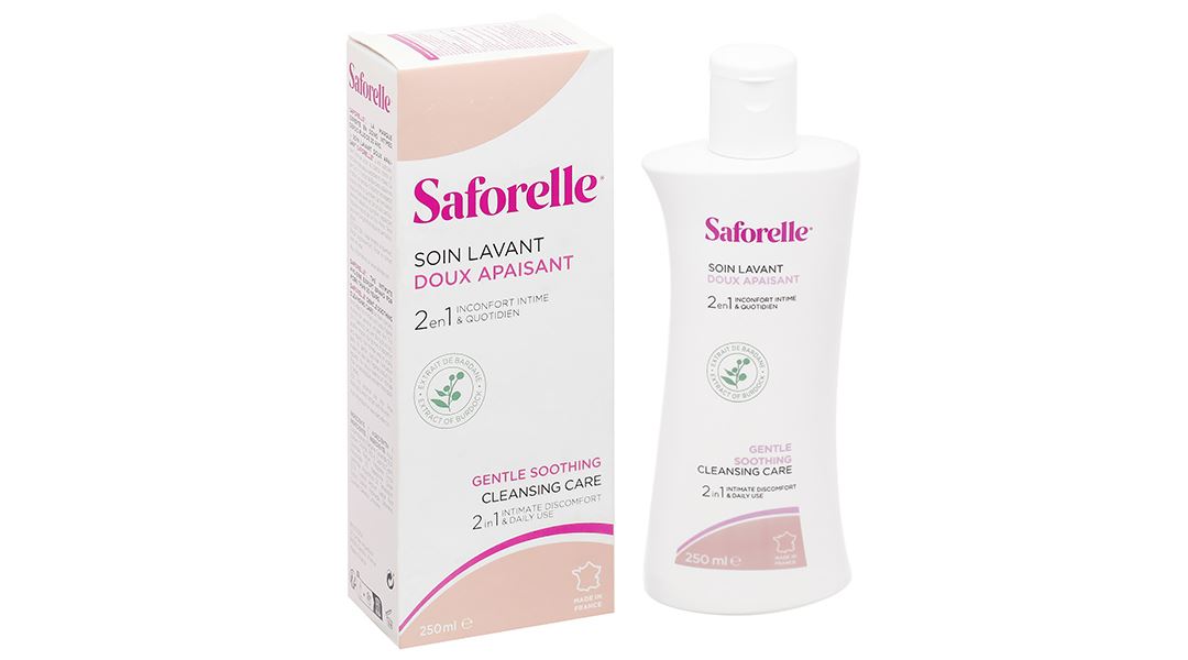 Dung dịch vệ sinh phụ nữ Saforelle Soin Lavant Doux Apaisant cho da bị kích ứng