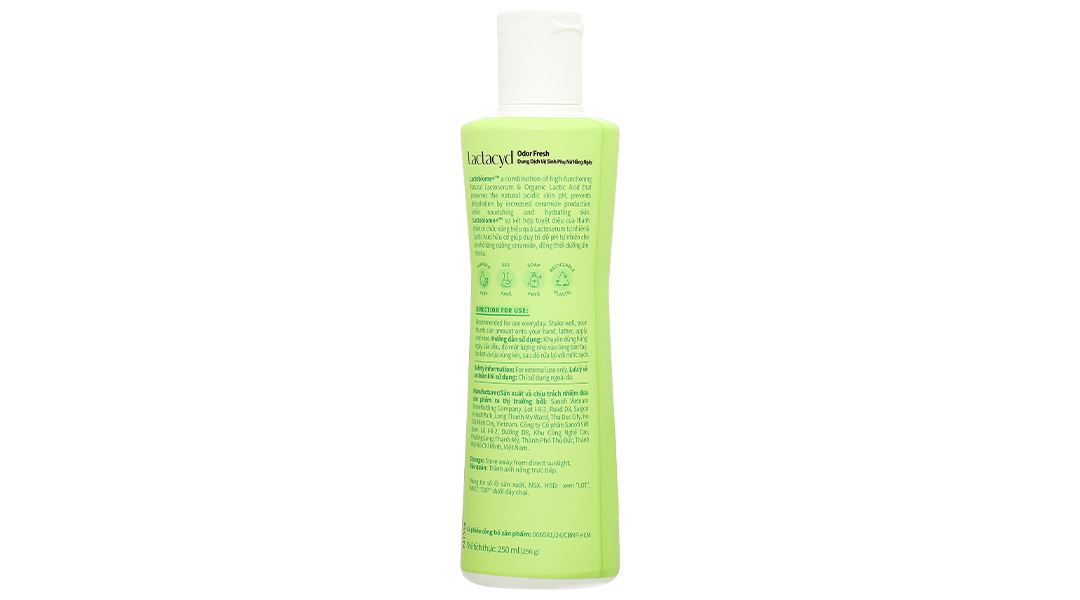 Dung dịch vệ sinh phụ nữ Lactacyd Odor Fresh tươi mát chai 150ml - 20