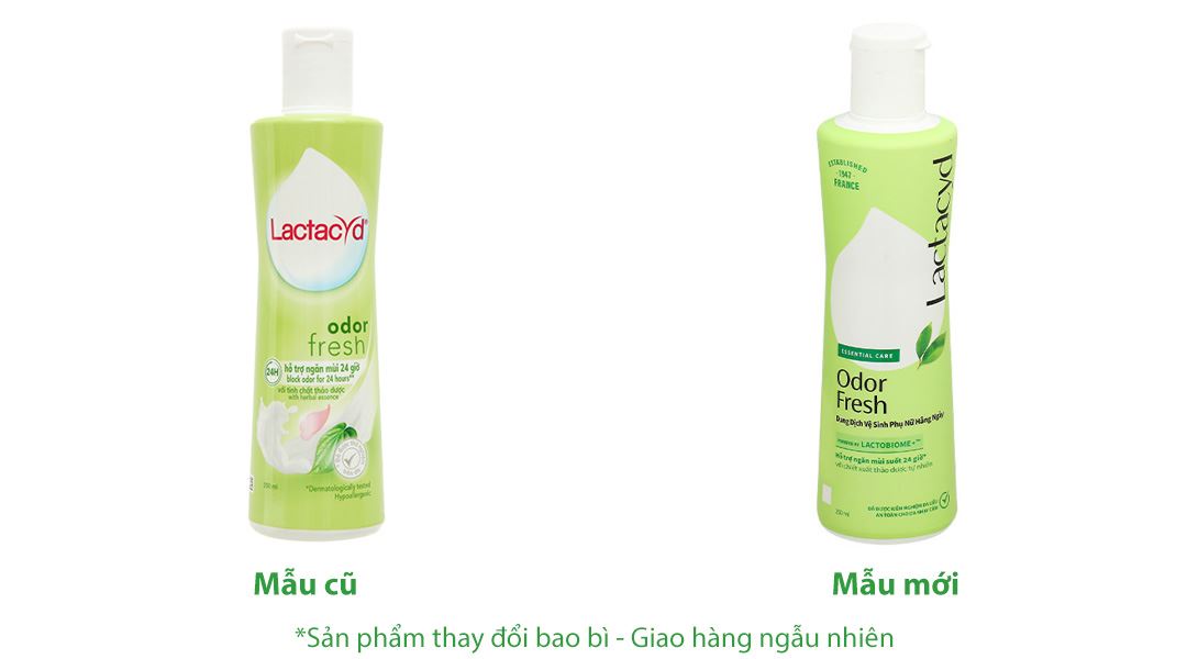 Dung dịch vệ sinh phụ nữ Lactacyd Odor Fresh tươi mát chai 150ml - 18