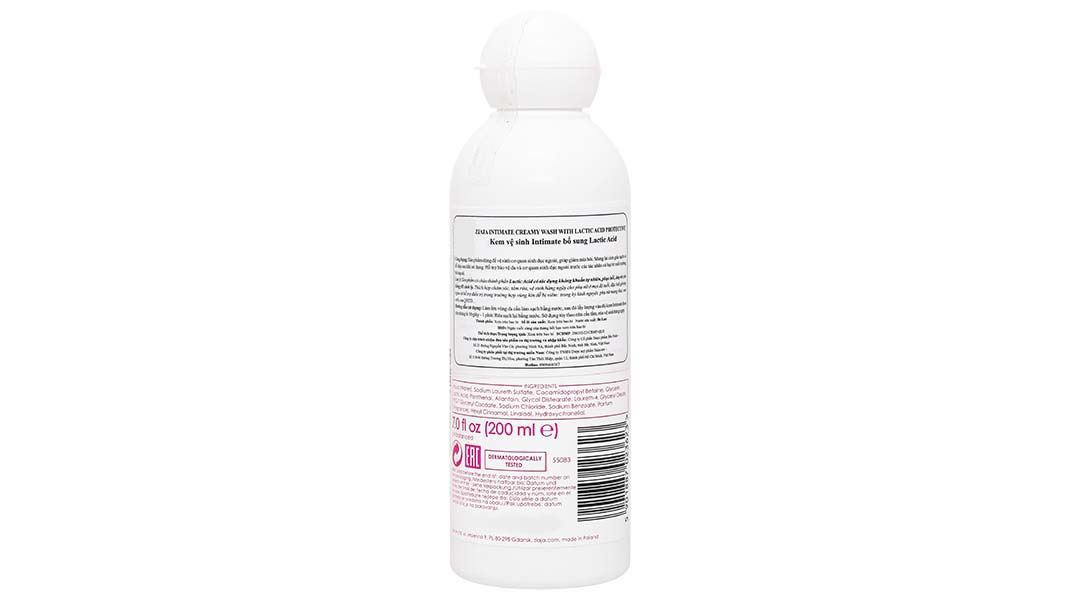 Kem vệ sinh Ziaja Intimate bổ sung Lactobionic acid