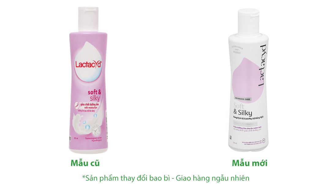 Dung dch v sinh ph n Lactacyd Soft & Silky gi m chai 250ml - 06/2026  | nhathuocankhang.com