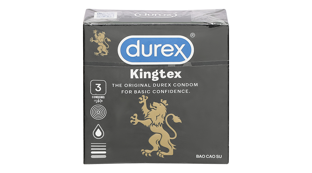 Bao cao su Durex Kingtex ôm sát, vừa vặn 49mm hộp 12 cái - 9