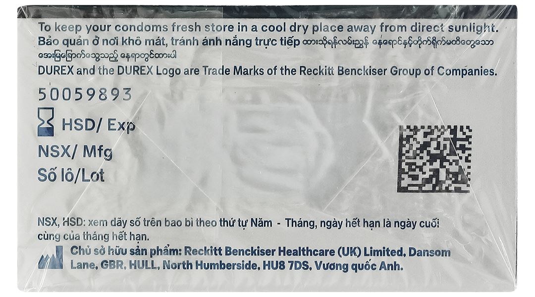 Bao cao su Durex Performa kéo dài cuộc yêu 52mm