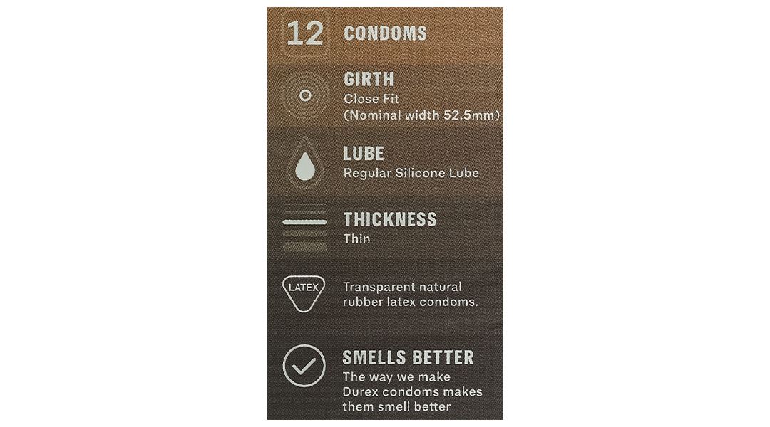 Bao cao su Durex Fetherlite siêu mỏng, tăng khoái cảm 52.5mm