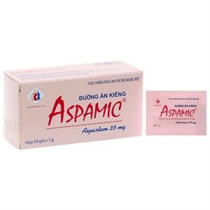 Đường Aspamic dành cho người ăn kiêng hộp 50 gói x 1g