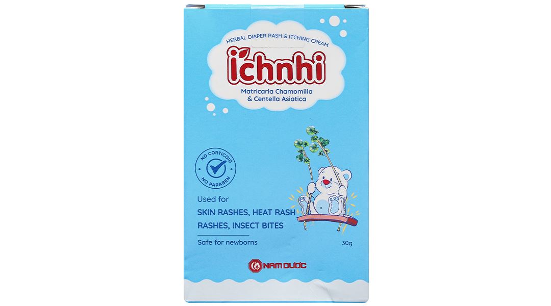 Kem bôi hăm ngứa thảo dược Ích nhi làm mát da, làm diu da bị hăm ngứa cho trẻ em tuýp 30g - 8