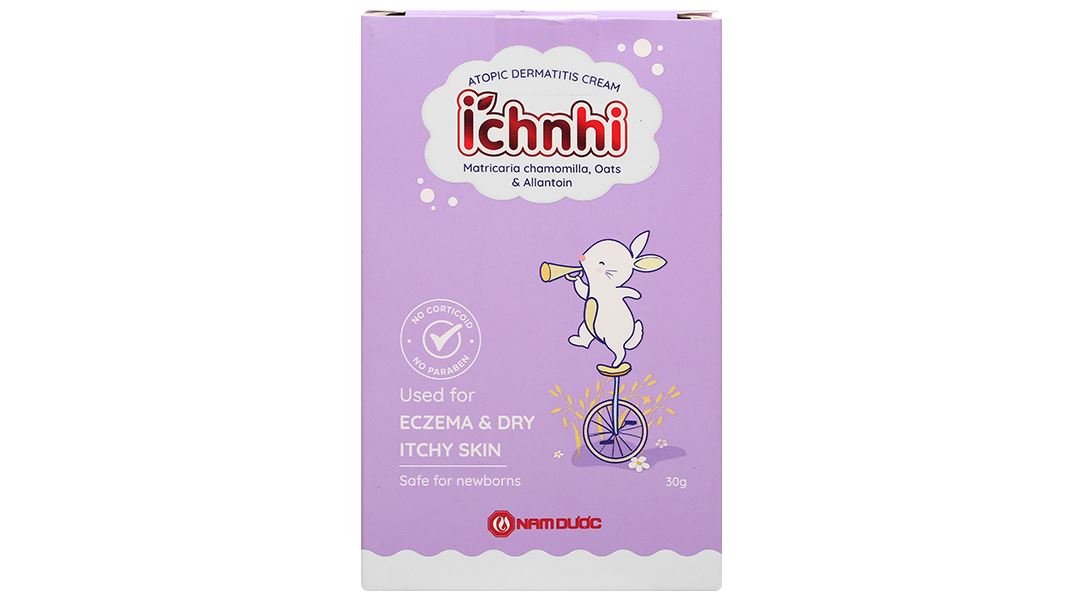 Kem bôi chàm sữa thảo dược Ích nhi làm dịu da bị chàm sữa, khô ngứa cho trẻ em tuýp 30g - 8