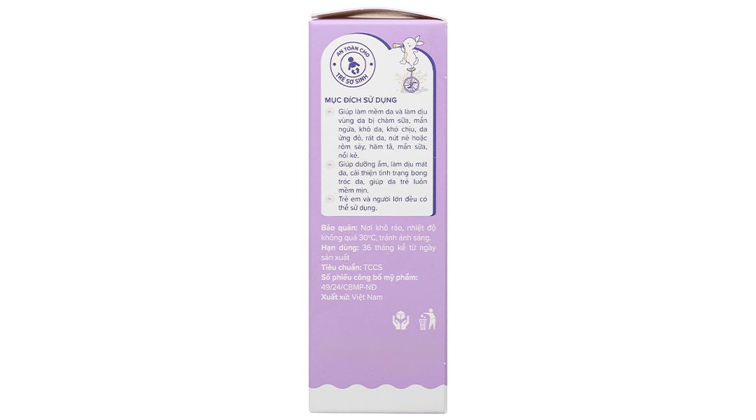 Kem bôi chàm sữa thảo dược Ích nhi làm dịu da bị chàm sữa, khô ngứa cho trẻ em tuýp 30g - 10