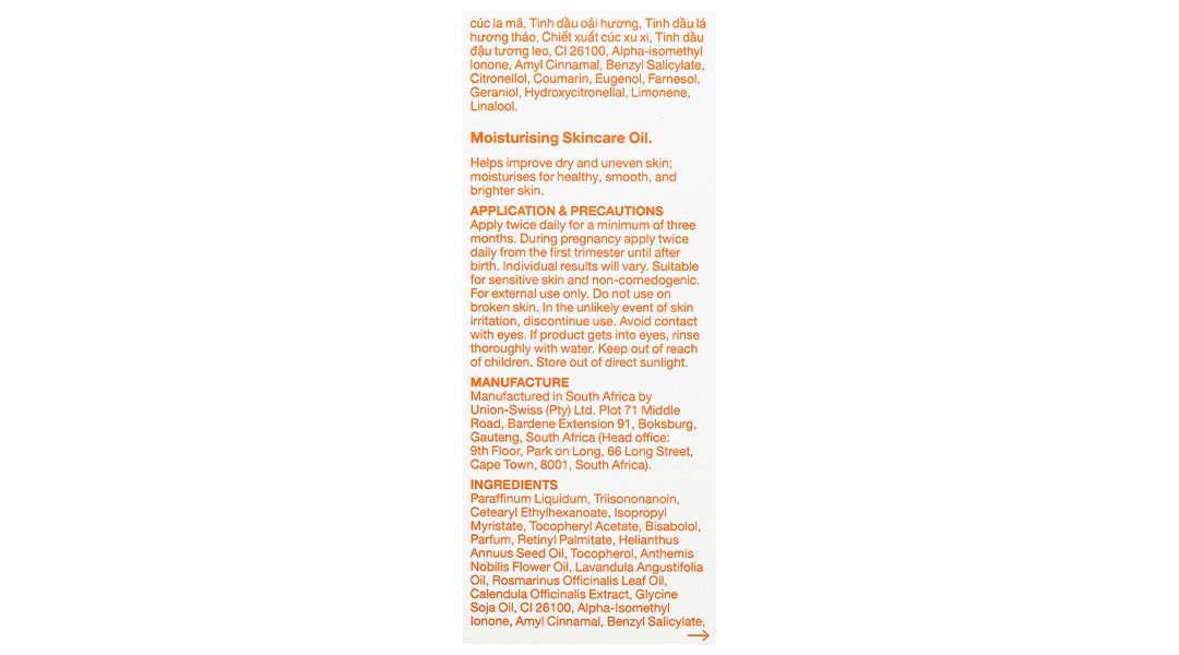 Dầu chăm sóc da Bio-Oil dưỡng ẩm, cải thiện tình trạng da khô chai 60ml - 8
