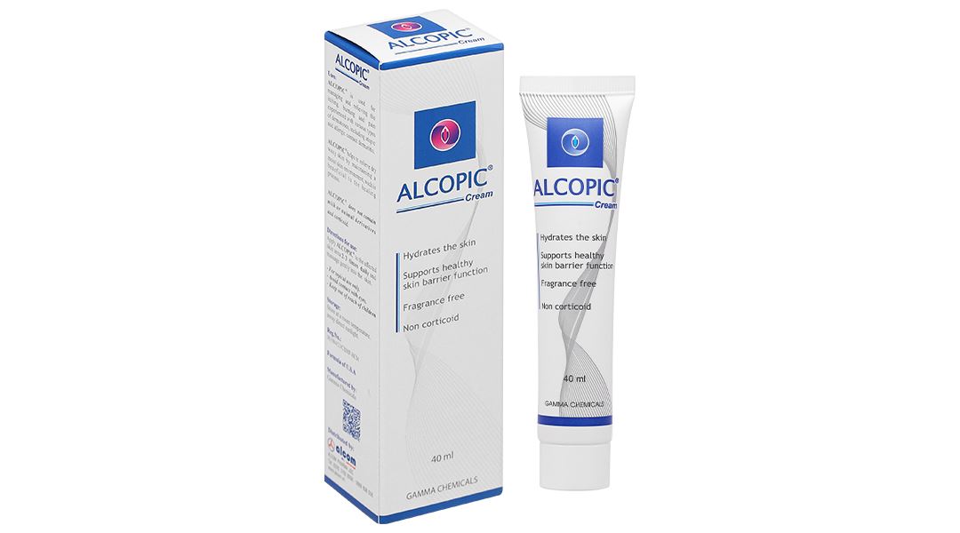 Kem Alcopic giảm cảm giác ngứa, rát, đau do viêm da cơ địa tuýp 40ml - 12