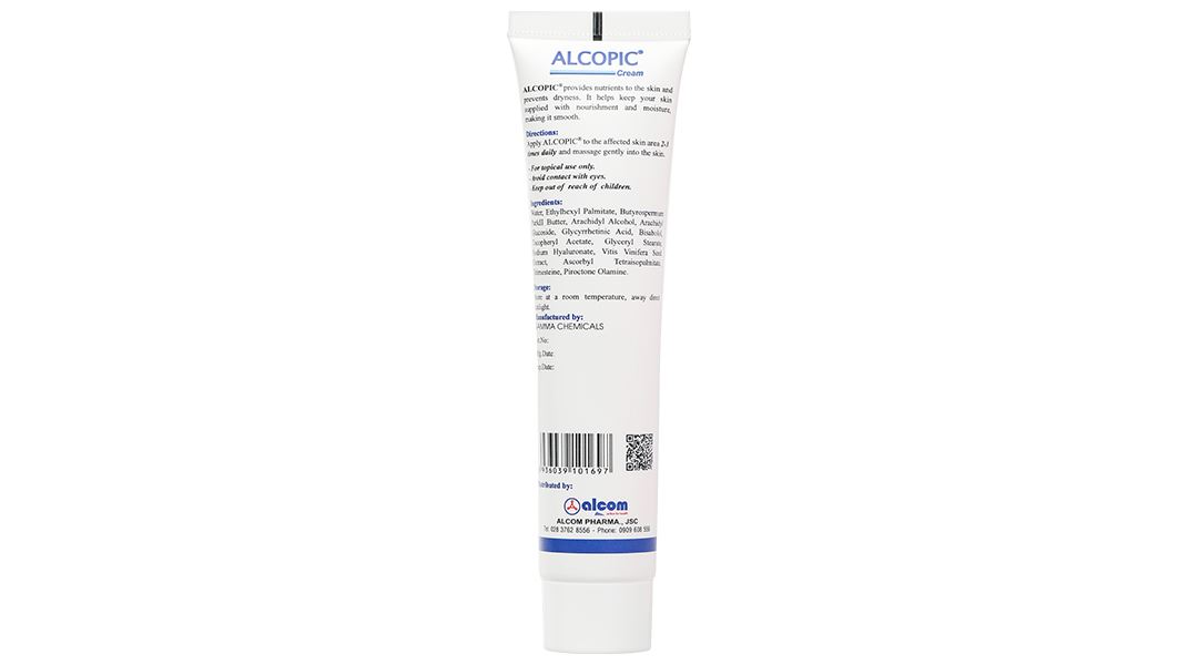 Kem Alcopic giảm cảm giác ngứa, rát, đau do viêm da cơ địa tuýp 40ml - 11
