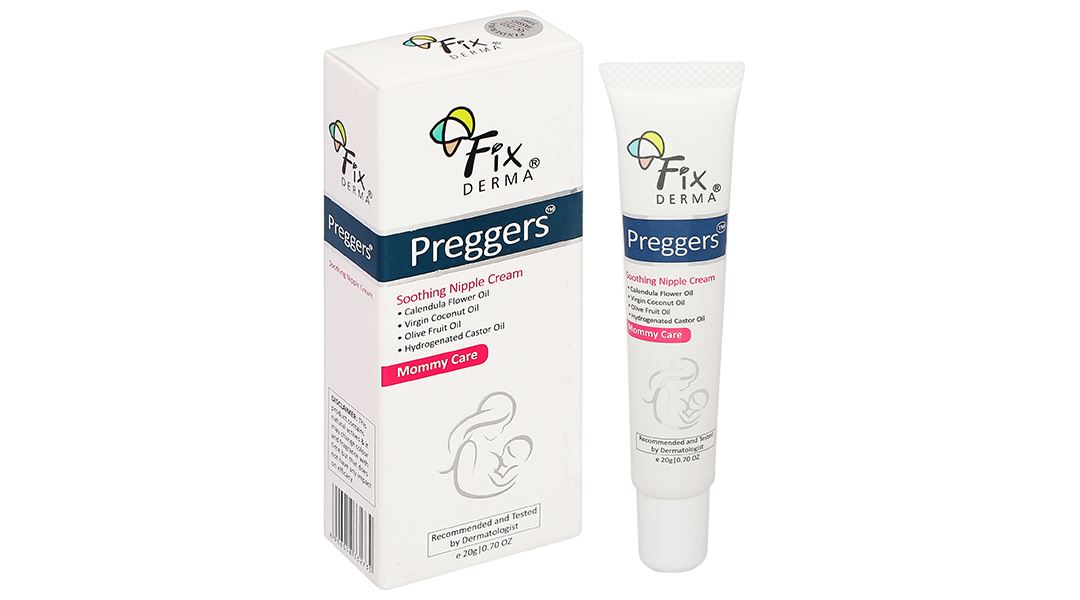 Kem Fixderma Preggers Soothing Nipple giúp dưỡng ẩm vùng núm vú