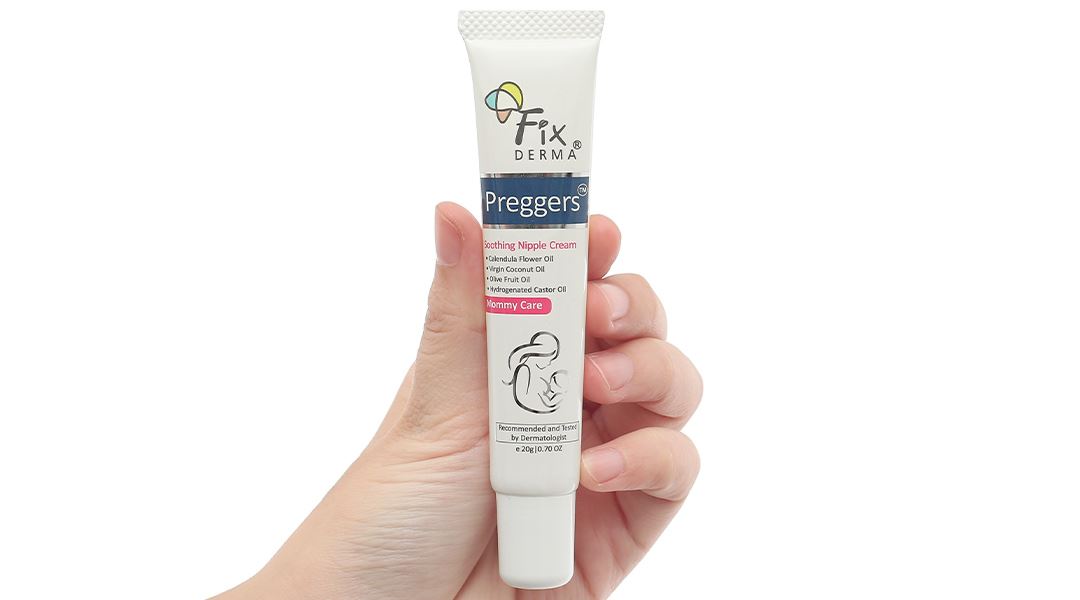 Kem Fixderma Preggers Soothing Nipple giúp dưỡng ẩm vùng núm vú