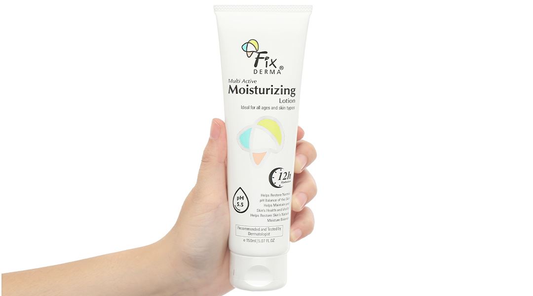 Lotion Fixderma Multi Active Moisturizing giúp dưỡng ẩm, cân bằng độ ẩm cho  da tuýp 150ml 10/2025