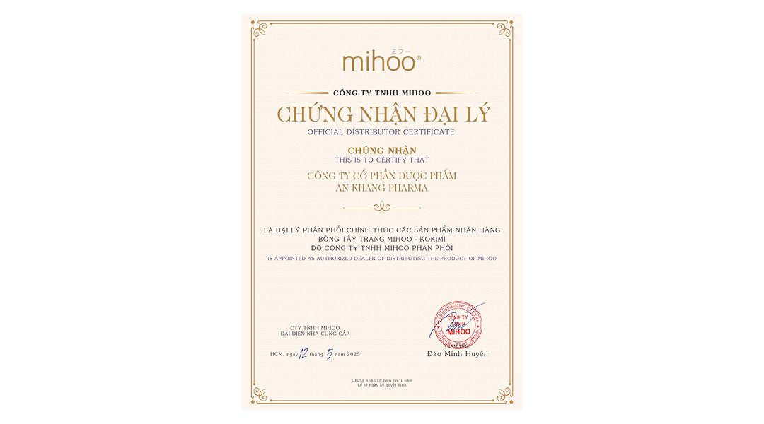 Bông tẩy trang Mihoo mềm mịn dạng tròn