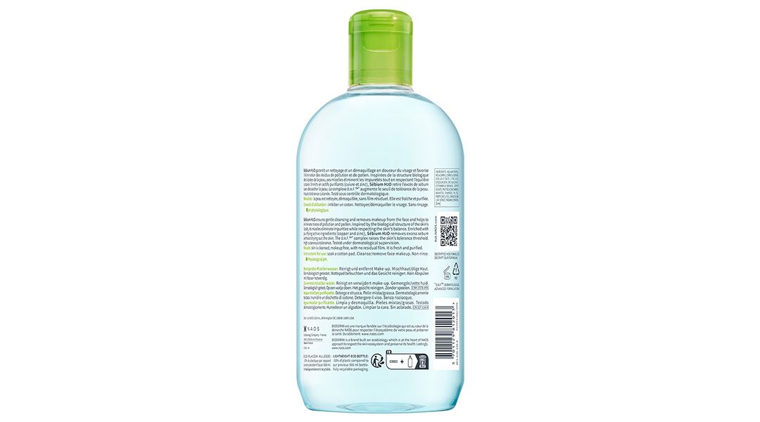Nước tẩy trang Bioderma Sébium H2O làm sạch sâu cho da dầu, hỗn hợp