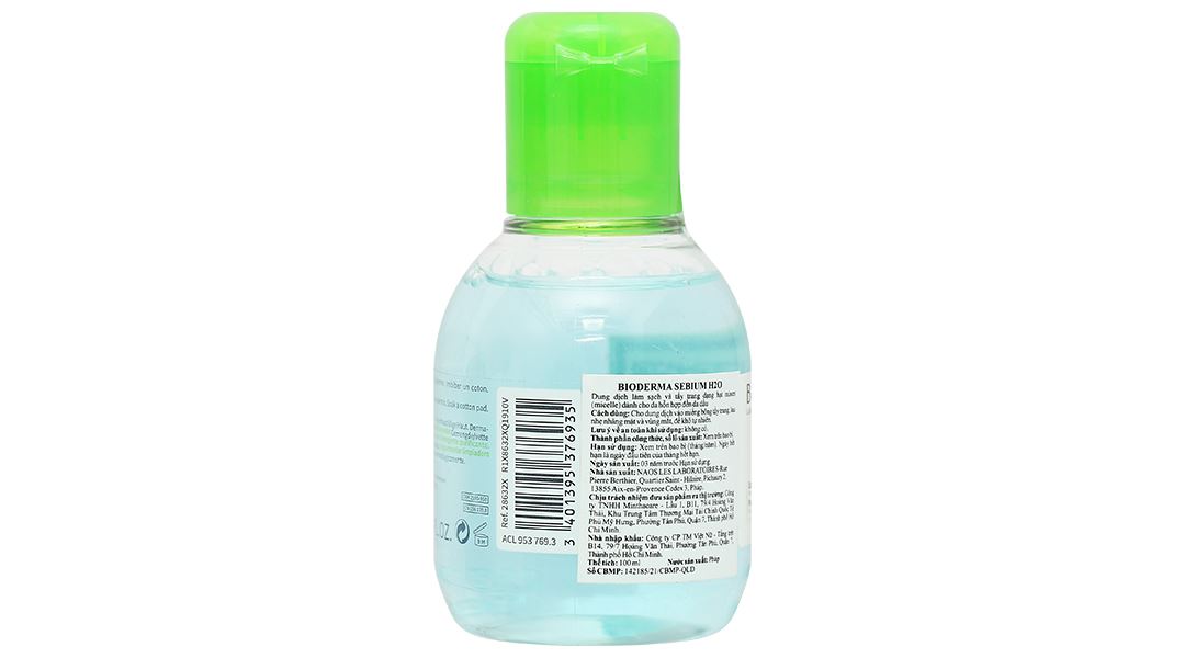 Nước tẩy trang Bioderma Sébium H2O cho da hỗn hợp và da dầu