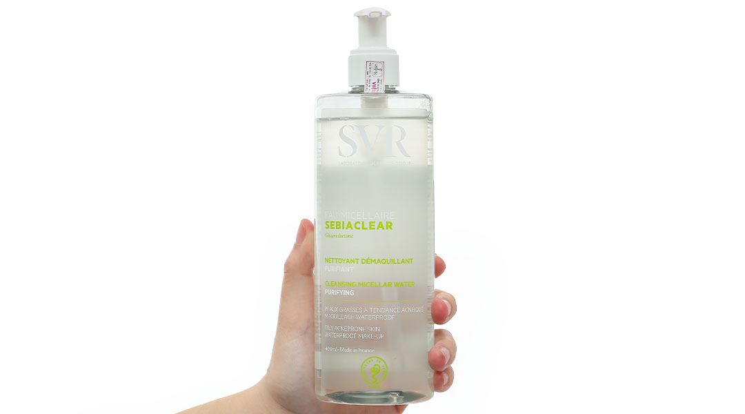 Nước tẩy trang SVR Sebiaclear Eau Micellaire làm sạch da