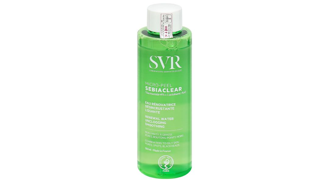Nước tẩy trang SVR Sebiaclear Micro Peel cho da dầu, mụn