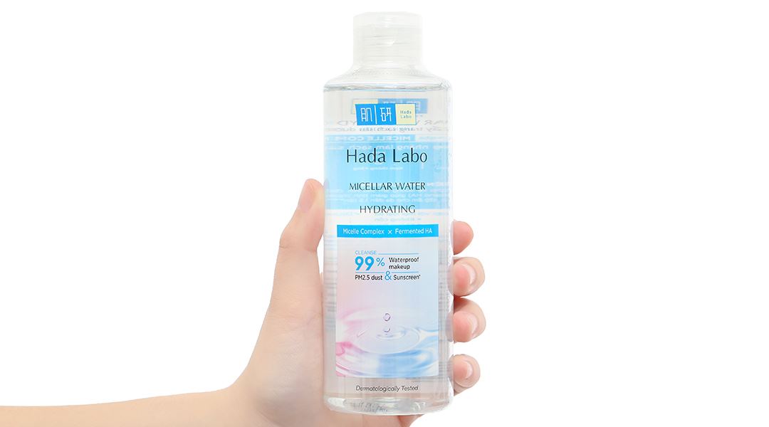 Nước tẩy trang Hada Labo Micellar Water Hydrating làm sạch sâu