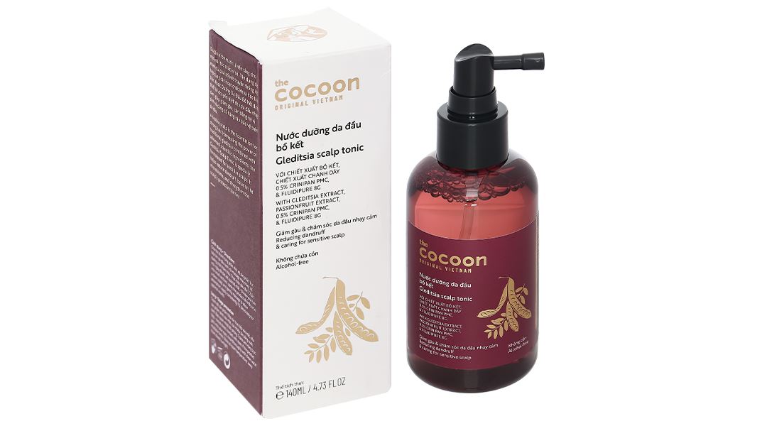 Nước dưỡng da đầu Cocoon Bồ Kết giúp giảm gàu