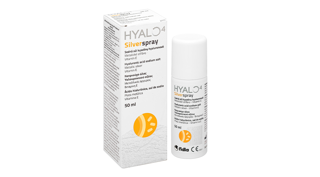 Chai xịt Hyalo4 Silver Spray hỗ trợ điều trị vết thương