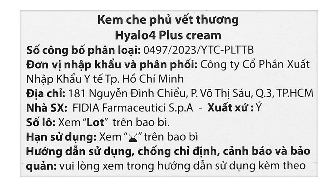 Kem bôi Hyalo4 Plus kiểm soát các tổn thương da