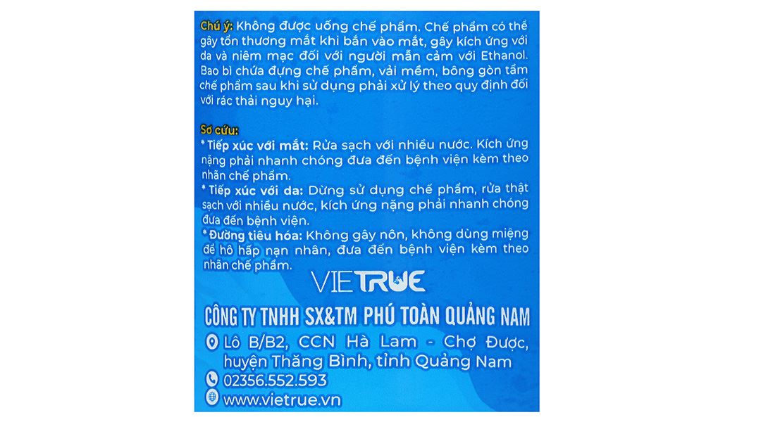Cồn 70 độ Vietrue