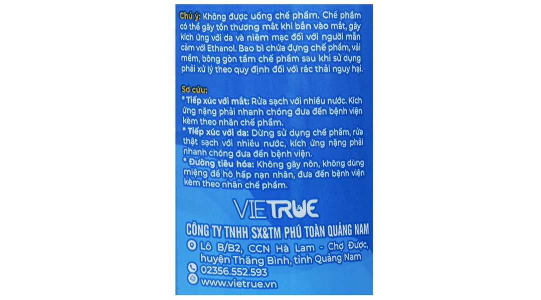 Cồn 70 độ Vietrue